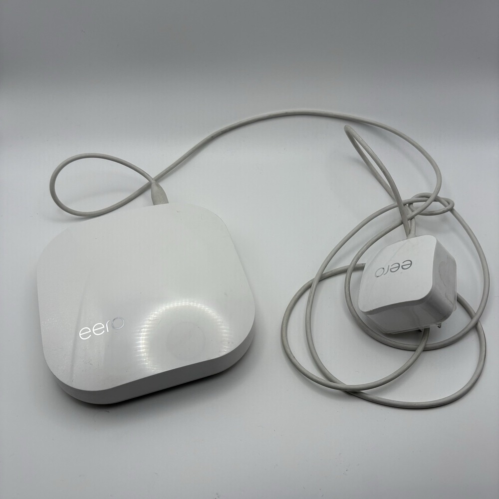 eero Pro 1st Generation Mesh WiFi Router or Extender White A010001 W/Power Cord